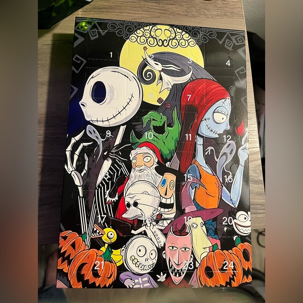 Nightmare Before Christmas Advent Calendar Disney Oggie Boogie Zero Nib